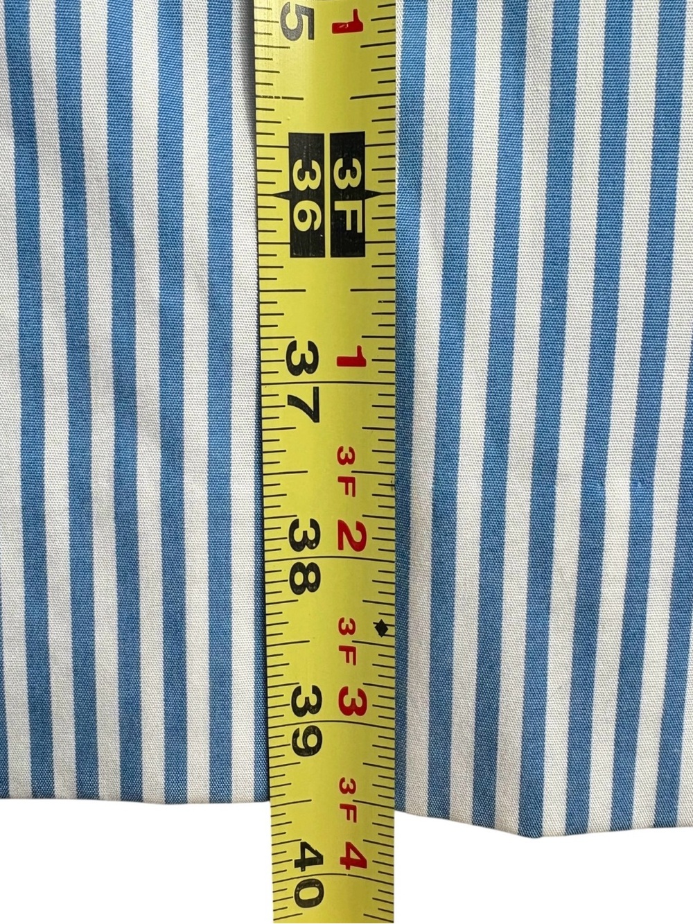 NWT J.Crew Blue White Striped Cotton Poplin Wrap Dress Size 12 K0691 - Picture 9 of 13